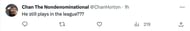 @ChanHorton - Twitter